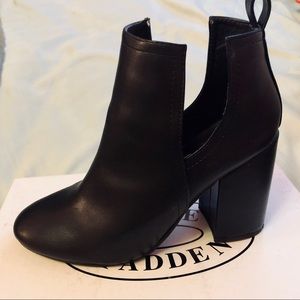 Steve Madden Black Booties